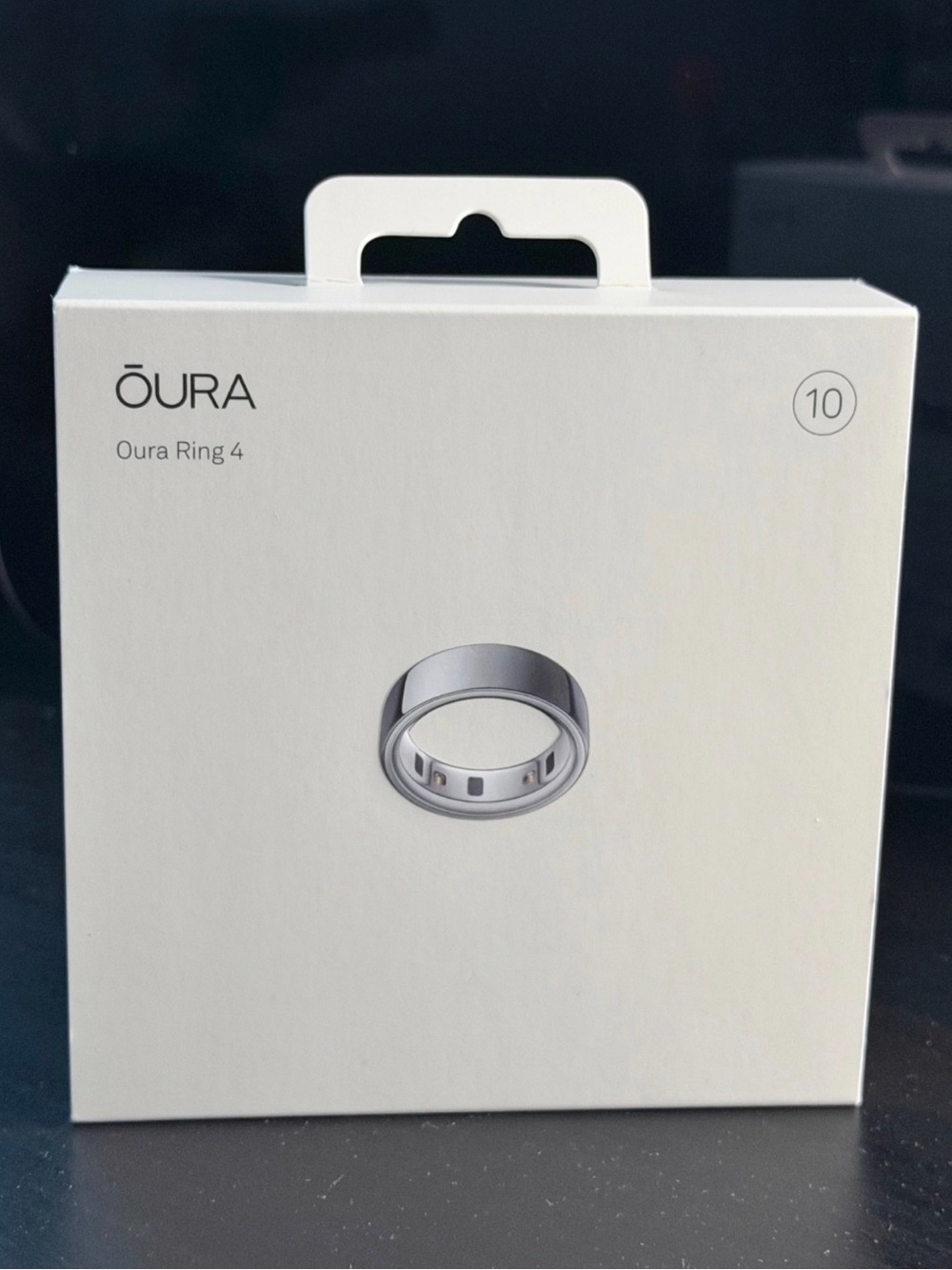 ŌURA Ring 4 Box - Silver/White